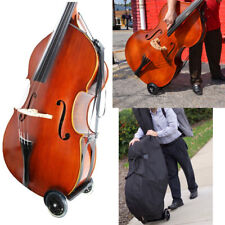 New Upright String Bass Cart Transport Carry Kontrabass with Wheeled Buggies