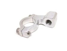 M8 Spiegelhalter Spiegel Halter Halterung Lenker Schelle silber für 50ccm Moped