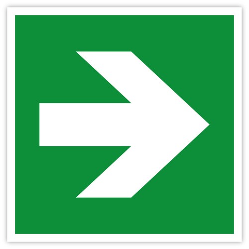 Aufkleber rettungszeichen - aufkleber,