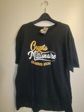 Krypto Funny Trading Spruch Crypto Geld Coin Money Bio Baumwolle Shirt XL