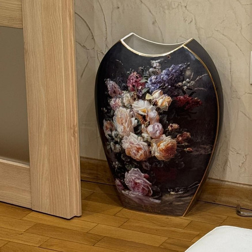 Goebel keramikvase orbis - orbis, rose