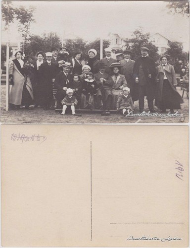 Ansichtskarte adelsfamilie - ansichtskarte,