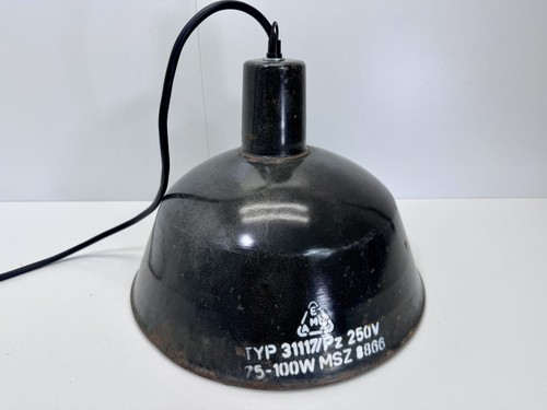 Alte fabriklampe emaille - alte,
