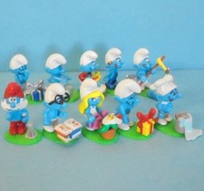 Schlümpfe TOTAL VERSCHLUMPFT komplett =10 Figuren FERRERO Ü Ei 2008