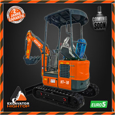 HT-18 Eco Minibagger 1,8T Knickmatik, Schnellwechsler, Löffelpaket, Starter Kit