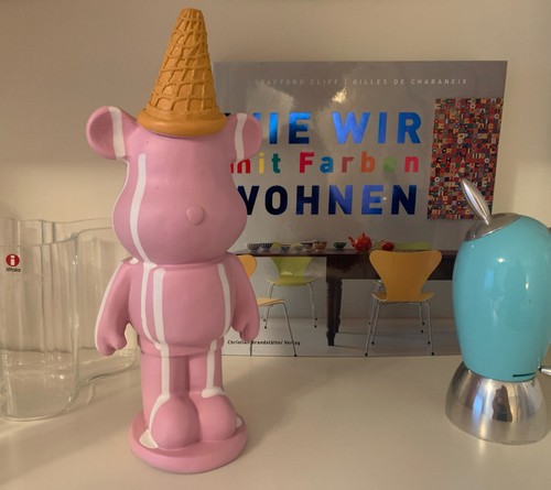 Teddy bär pop art figur - bär,