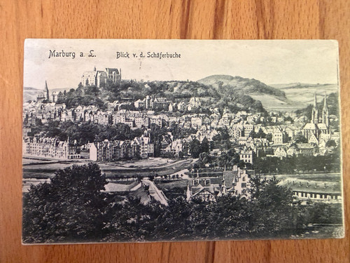 Marburg 1906 schäferbuche - ak,