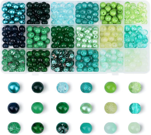8mm grün perlen - 8mm, grüne