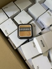 12 x FOSSIL BOX SCHMUCKDOSEN METALLDOSEN ECKIG 6,5 x 6,5 x 3,5 cm JFGTINGTS