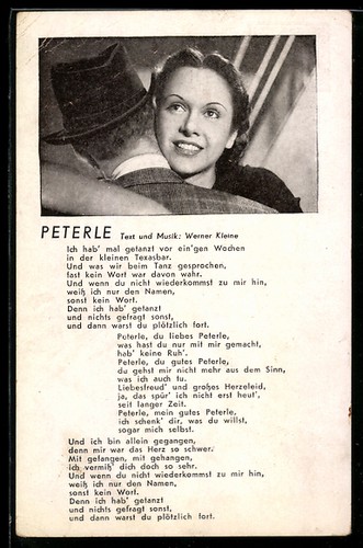 Peterle marschlied - ak,