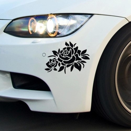 Auto blumen sticker 21x14 - 21x14,5, cm