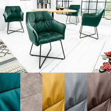 Stuhl LOFT Samt FARBWAHL