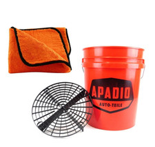 Auto Wascheimer Bucket  5Gal ca 20L Autowäsche Leereimer Behälter Trockentuch LE