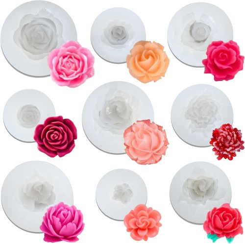 Stück silikonform blumen - 9,
