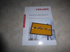 Prospekt Kommunaltraktoren von Holder