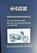 Reparaturhandbuch MZ ETZ 125 150 251/ 301 und 500 Reparaturanleitung Schaltpläne