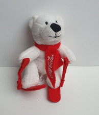 Coca Cola Plüsch Eisbär, Wintersport, Sammel Figur, Ski Fahrer