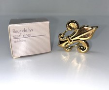 1989 Avon Scarf Ring Fleur-