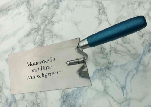 Maurerkelle aus edelstahl - maurerkelle,