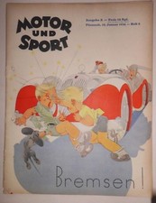 ORIG. Motor & Sport  PÖSSNECK 1936 - 2 NSU D- SPORT 351 OSL TESTBERICHT OLDTIMER