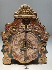 Seltenes Replika einer alten Uhr / Tischuhr / Kaminuhr mit Vorderzappler Pendel