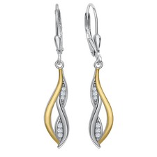 Ohrhänger 925 Silber weiß