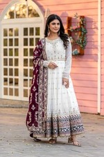 Bollywood Party Wear Anarkali Salwar Kameez Suit Kleid Indian Pakistani Designer