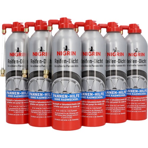 6x500ml nigrin reifendicht - 6x500ml,