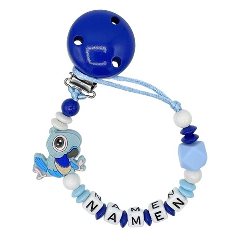 Schnullerkette mit wunschnamen - schnullerkette,