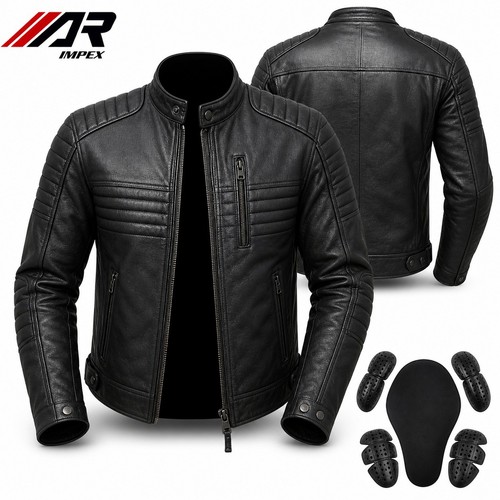 Motorrad lederjacke mit - lederjacke,