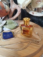 TOSCA VON 4711  SCHÖNES MINIATURE PARFÜM HALSKETTE VINTAGE DUFT SEHR RARE