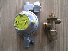 GOK Gasflaschenventil Typ CGV für Butan-Gasflaschen GAZ + GOK Druckregler 30mbar