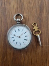 Alte Taschenuhr in Silber