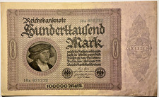 Deutsches Reich 100000 Mark