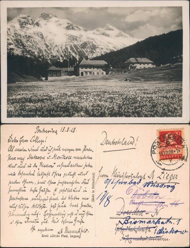 Ansichtskarte moritz - ansichtskarte, st.
