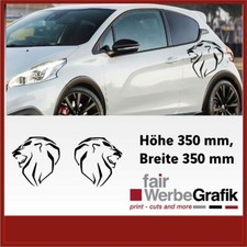 Peugeot logo new sticker/side