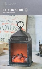 LED Kaminlaterne FIRE Deko