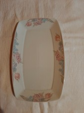 hübsche Kuchenplatte Eschenbach Bavaria Porzellan Germany mit Blumendekor