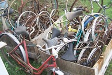 DDR Fahrräder Ersatzteile Mini-Fahrrad Klapprad Konvolut Klappfix Mifa 60er/70er