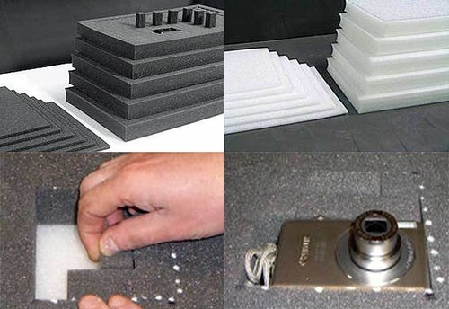 Pre cubed white ethafoam - white,
