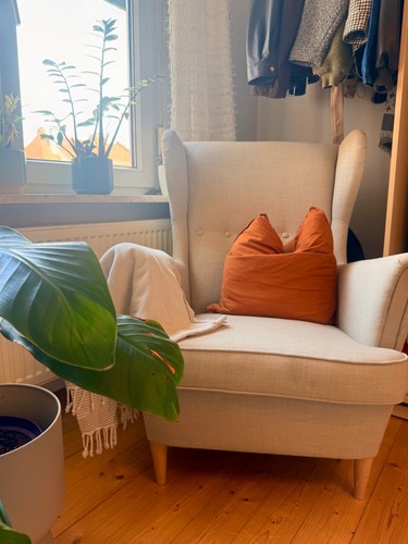 Ikea strandmon sessel grau - sessel,