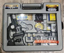 Mikroskop Set Micro-Science mit 1200x Vergrößerung für Kinder mit Equipment