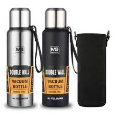 Tragbare Edelstahl Thermoskanne große Kapazität Vakuumflasche Isolierbecher mit