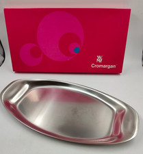 WMF Cromargan Bratenplatte 0638 Vintage Servierplatte 39 cm Edelstahl ?Sehr Gut