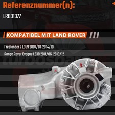 Rear Differential Diffs For