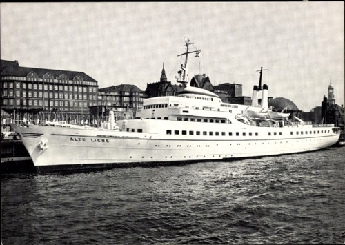 Hamburg fahrgastschiff ms - ak,