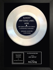 PLATINUM RECORD DISC AWARD -