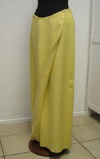 Wickelrock gelb beige aus