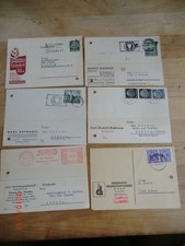 6 Ganzsachen/Postkarten