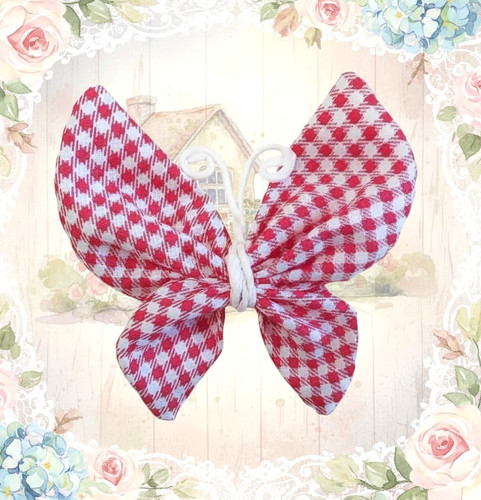 Landhaus schmetterling rot - ,